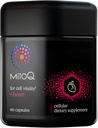 MitoQ + Heart Premium CoQ10 Antioxidant - Indeholder Mitoquinol Mesylat, Magnesium, L- Carnitin & D3- vitamin - understøtter kardiovaskulær og cirkulær sundhed, og Cell Vitality (60 kapsler)