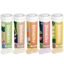 Drinklits Daily Hydration + immunforsvar (5) Smagsstof Combo Pack C124; Tasty Fruit Flavors - 0g Sugar - Daily Use C124; 5 Tubes / 50 Servering (10 tabletter Per Tube)