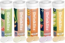 Drinklits Daily Hydration + immunforsvar (5) Smagsstof Combo Pack C124; Tasty Fruit Flavors - 0g Sugar - Daily Use C124; 5 Tubes / 50 Servering (10 tabletter Per Tube)
