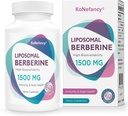 Berberine HCL Supplement 1500mg - tredjeparts testet, høj biotilgængelighed Liposomal Berberine kapsler til kvinder og mænd, AMPK aktivator