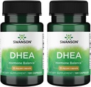 Swanson DHEA - Natural Supplement - Hormonbalance - (120 kapsler, 10 mg hver) 2 pakning