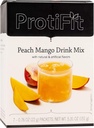PROTIFIT - High Protein Fruit Flavored Powder Drink Mix, 15g Protein, Lav kalorie, Sukker fri, Ideel Protein Kompatibel, 7 Servere Per Box (Peach Mango)