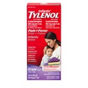 Infants' Tylenol Liquid Pain Relief & Fever Medicine, Oral Suspension, Acetaminophen for Sore Throat, Headache & Teething, Pain Reliever & Fever Reducer for Kids; Grape Flavor, 2 fl. oz.; Pack of 1