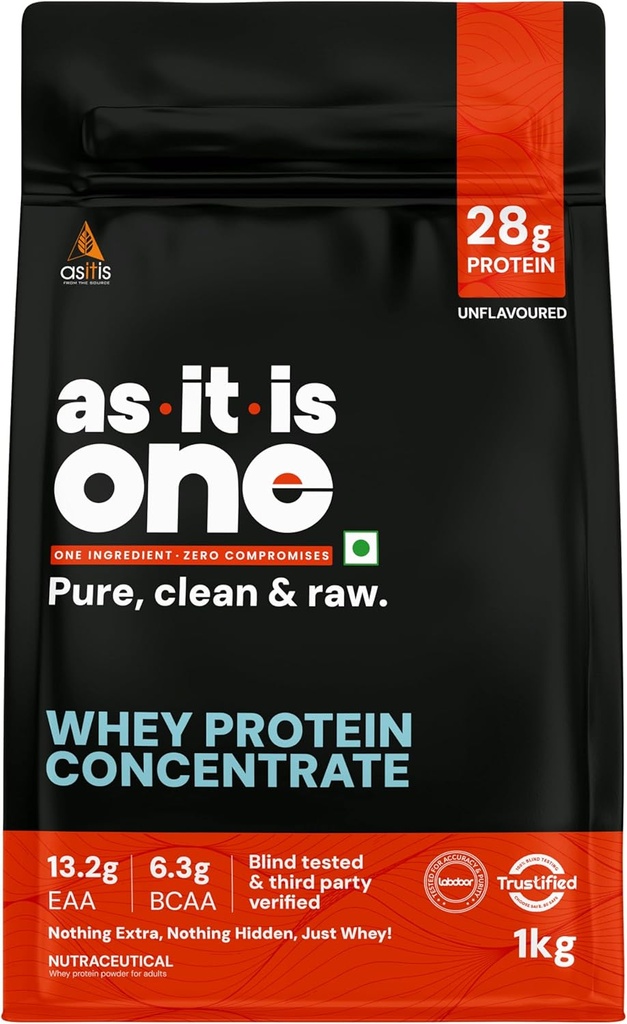 AS- IT- IS Nutrition Whey Protein Koncentrat 80% - 1 kg / 35, 2 Oz Cross- flow Mikrofiltreret • 124; Ikke aromatiseret • 124; Testet for renhedsgrad • 124; Non- gmo og Gluten- fri Ingen konserveringsmidler