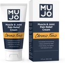 MUJO Kronisk Tonic Muscle & fælles smerte Relief Cream - Fastvirkende, Long- risting Organic Ingredients - Deep Penetration for Gigt / Sprains - 3 fl oz