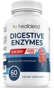 healblend fordøjelsessygdomme Enzyme Blend Supplement: Avanceret enzym med probiotika - 60 kapsler (1)