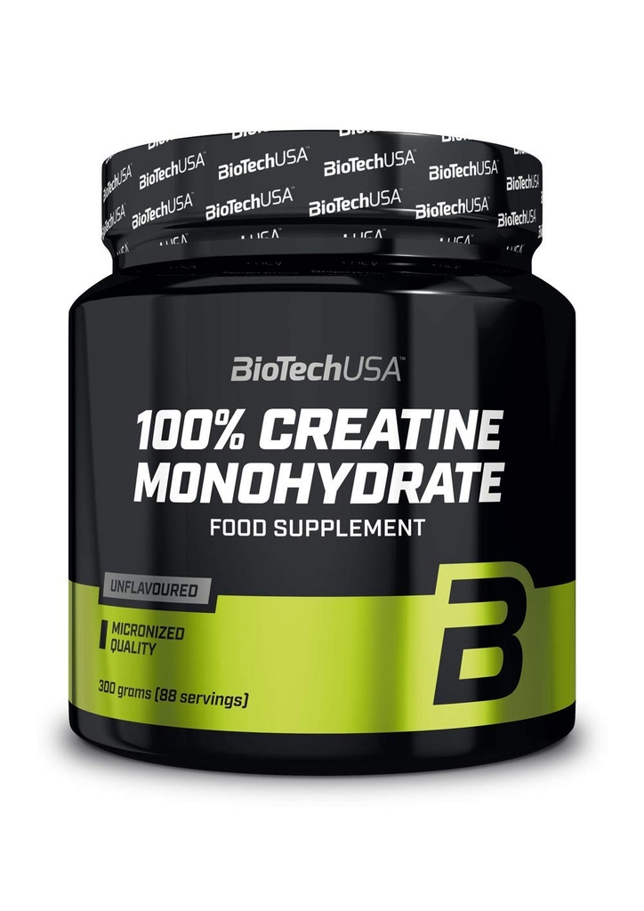 100% Creatininmonohydrat - 0, 661 lbs (Pot) - Biotech