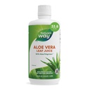 Nature 's Way Aloe Vera Leaf Juice med Polymax +, 99,5% Renset Aloe Vera Leaf Juice fra Koncentrat, Unflavored, 33,8 Fl Oz