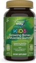 Nature 's Way Kids Growing Bones & Muscles Gummies, Understøtter sunde Bones & Muscles *, Calcium, Magnesium, Vitamin D3 & K1, Age 2 +, Wildberry Flavored, 60 Gummies (Packaging May Vary)