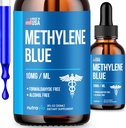 Methylen Blue 99.99% - Officiel formel - Methylen Blue Liquid Drops Advanced Strength Formel, Øget Absorption, Methylen Blue Supplement Flydende Pulver Sammenlign med Pharmaceutical Grade (2oz)