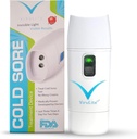 Virulite CS Original Light Therapy Device - Premium Cold Sore Treatment Device - Multi- Patenteret, Sikker & Effektiv - Cold Sore Zapper med hurtige resultater, Usynligt lys & ikke-invasiv brug