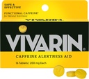 Vivarin, koffein piller, 200mg koffein per dosis, sikkert og effektivt hjælper dig med at blive vågen, ingen sukker, kalorier eller skjulte ingredienser, Energy Supplement, 16 tabletter