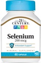 21. århundrede Selenium 200 Mcg kapsler, 60 Greve (pakke med 2)