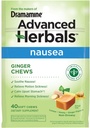 fra The Makers of Dramamin, Advanced Herbals, Ginger Chews, Kvalme Relief Soft Chews Lemon- Honey- Ginger, 40 Greve