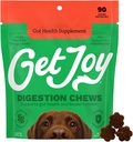 Få Joy fordøjelse Chews, Gut Health Supplement for Hunde, Vet Anbefalet Soft Daily fordøjelsessygdomme & immunforsvar med Prebiotika, Probiotika & Postbiotika, Made in USA, 90 Greve