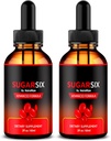 NutraRize (2 Pack) SugarSix Drops, Official Sugar Six Liquid Formel, Al naturlig støtte til stable og sunde niveauer, Premium Dropper til at opretholde god cirkulation, Sukker Six anmeldelse (60 Tjenester)