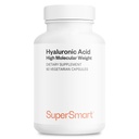 Supersmart Hyaluronsyre Supplement 300mg per dag (natriumhyaluronat) - høj molekylvægt 1,2 millioner daltons