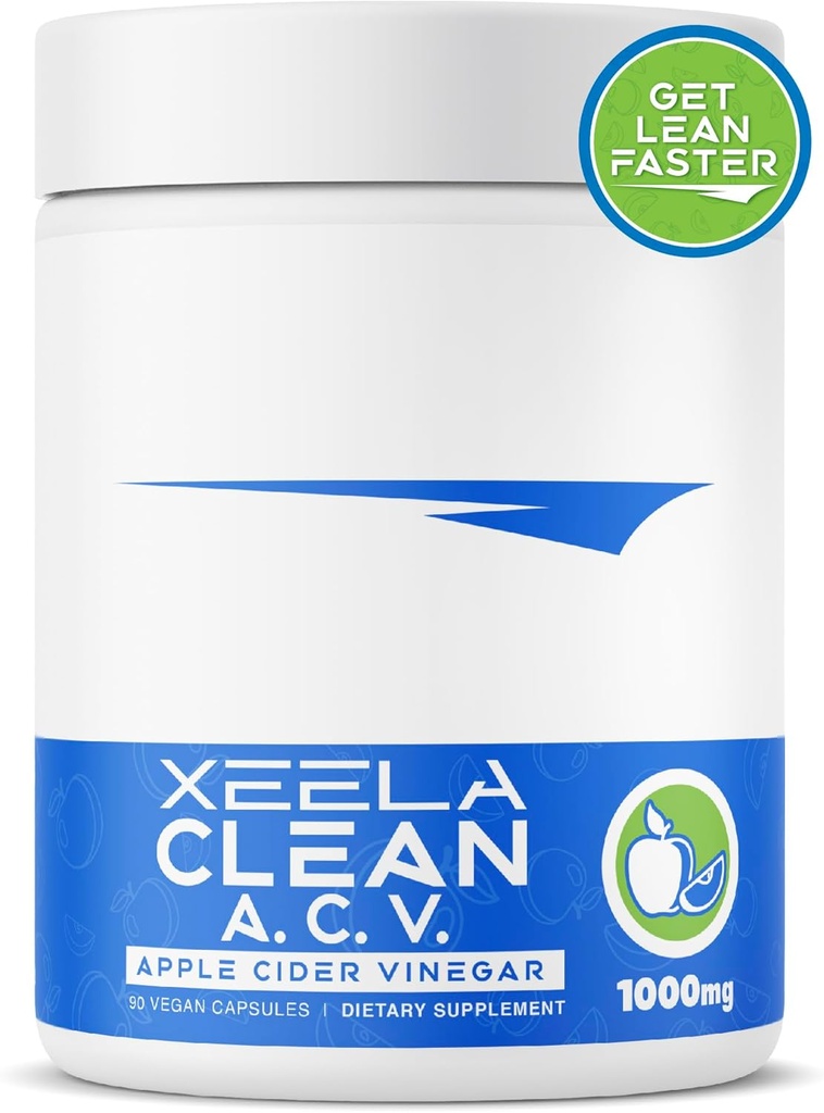 XEELA Apple Cider eddike kapsler med moderen til mænd og kvinder - Appetit & Craving + vægtstyring at få Lean