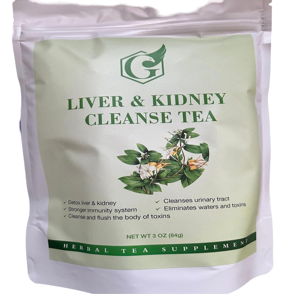 Urte Lever & Nyre Cleanse Tea, 3 oz, Naturlig Cleansing Support, Urinary Tract Health, 28 Tea Tasker