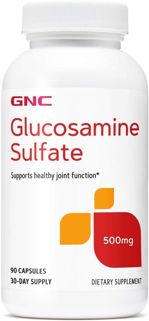 GNC Glucosamin Sulfate 500 mg - 90 kapsler, 90 Servering