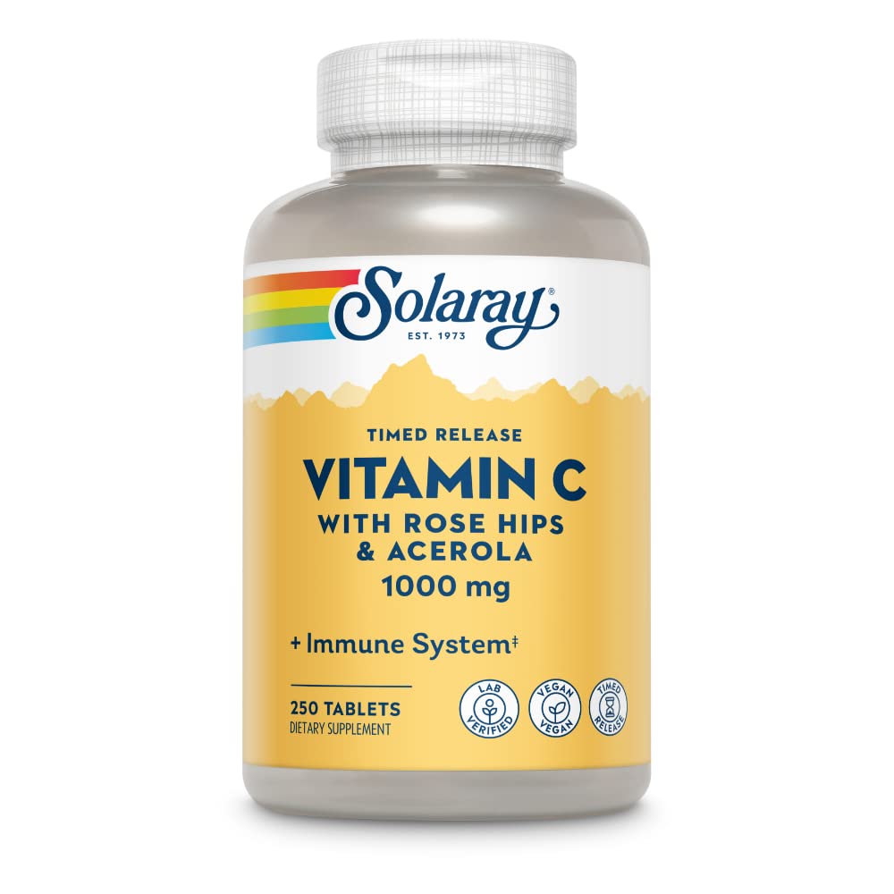 SOLARAY-vitamin C w / Rose HIPS & Acerola