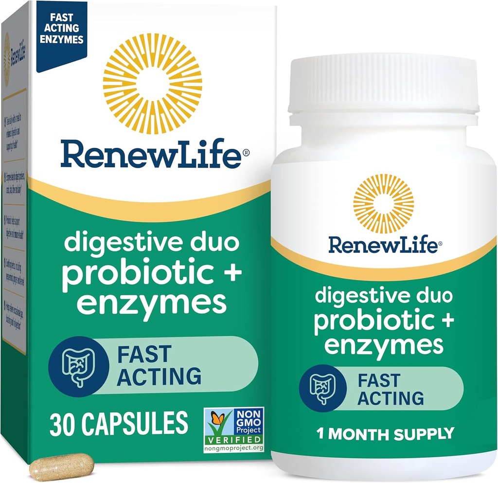 Renew Life Women 's Probiotic Capsules, Understøtter Vaginal, Urinal, fordøjelses- og immunsundhed, L. Rhamnosus GG, Dairy, Soy og gluten- fri, 25 Millioner CFU, 50 Greve
