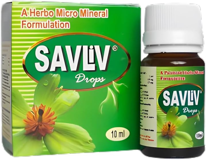 Leverdråber Ayurvedic dråber til lever. Hjælper i Håndtering af forskellige leverproblemer & Detox pakke med 10 MIL hætteglas, Natural