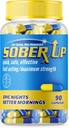 SOBER UP Maksimal styrke Remedy & hurtig fungerende Relief • Party Smart Pills • Anytime Du drikker Vitamin Supplement w / DHM + Glutathion + Chlorella + L- Theanine (USA)
