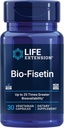 Life Extension Bio- Fisetin, Fisetin, galactomannans fra Fenugreek Seed, Cellular Health, Cognitive Health, Longevity, Gluten- Free, Vegetarian, Non- GMO, 30 Vegetarkapsler