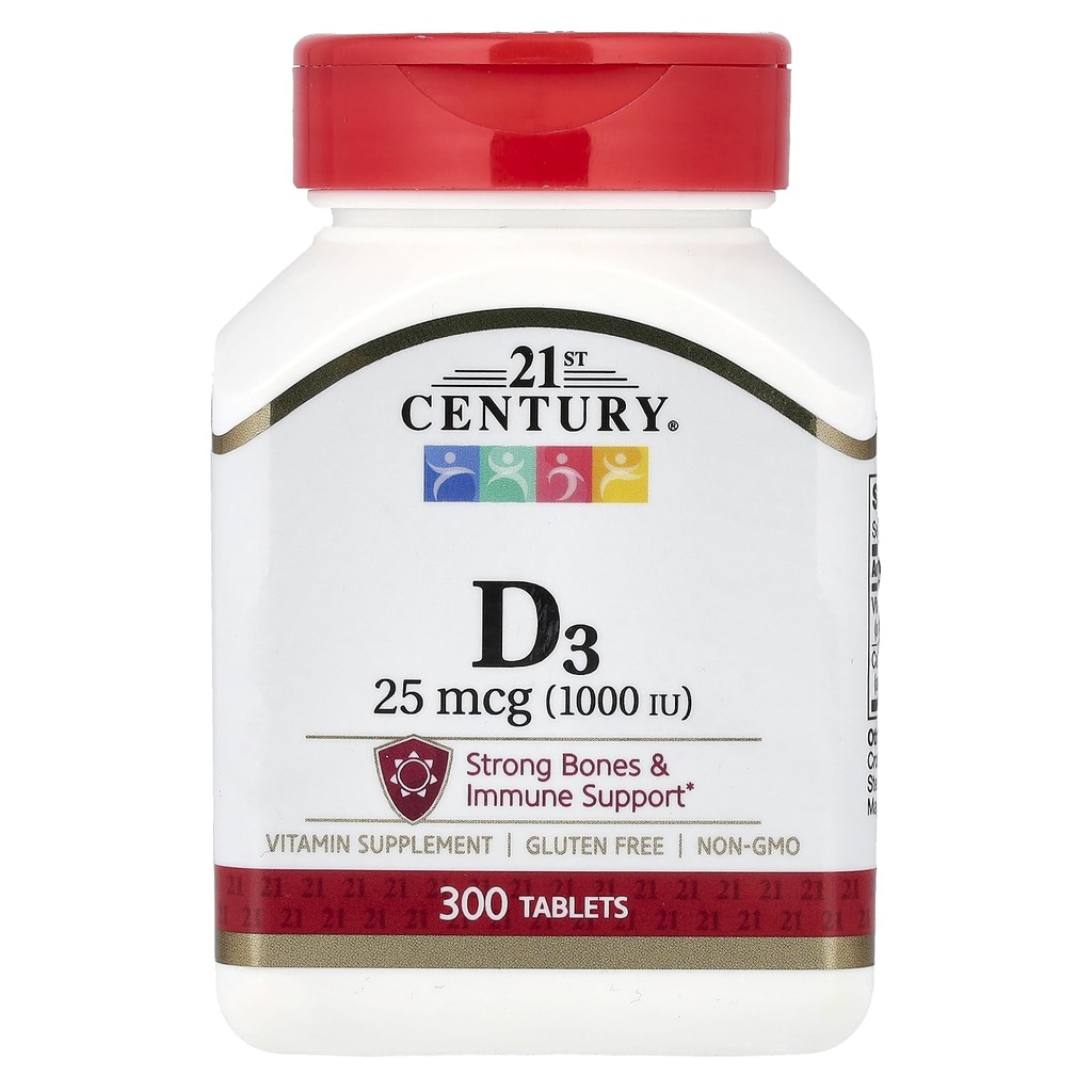 21st Century D 1000 IE Tablets, 300 Count