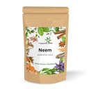 Pure & Natural Neem blade pulver til pletfri klar hud, silkehår & hår renser. (Neem Leaf pulver 145gm / 5Oz)