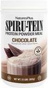 NaturePlus SPIRU- TEIN Ryst - Chokolade - 2,1 lbs, Spirulina Protein Powder - Plant Based Meal Erstatning, Vitaminer og mineraler til energi - Vegetarisk, Gluten- Gratis - 34 Servering