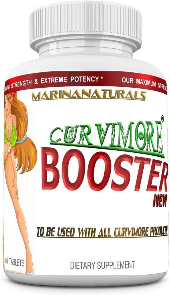CURVIMORE BOOSTER Anvendes med alle CURVIMORE produkter til maksimale resultater. Brystforstørrelse, Butt Enhancement, Lip Plumping, Skin Stramning - Nyd Større, Fuller, Firmer Bryster, Butts & Lips