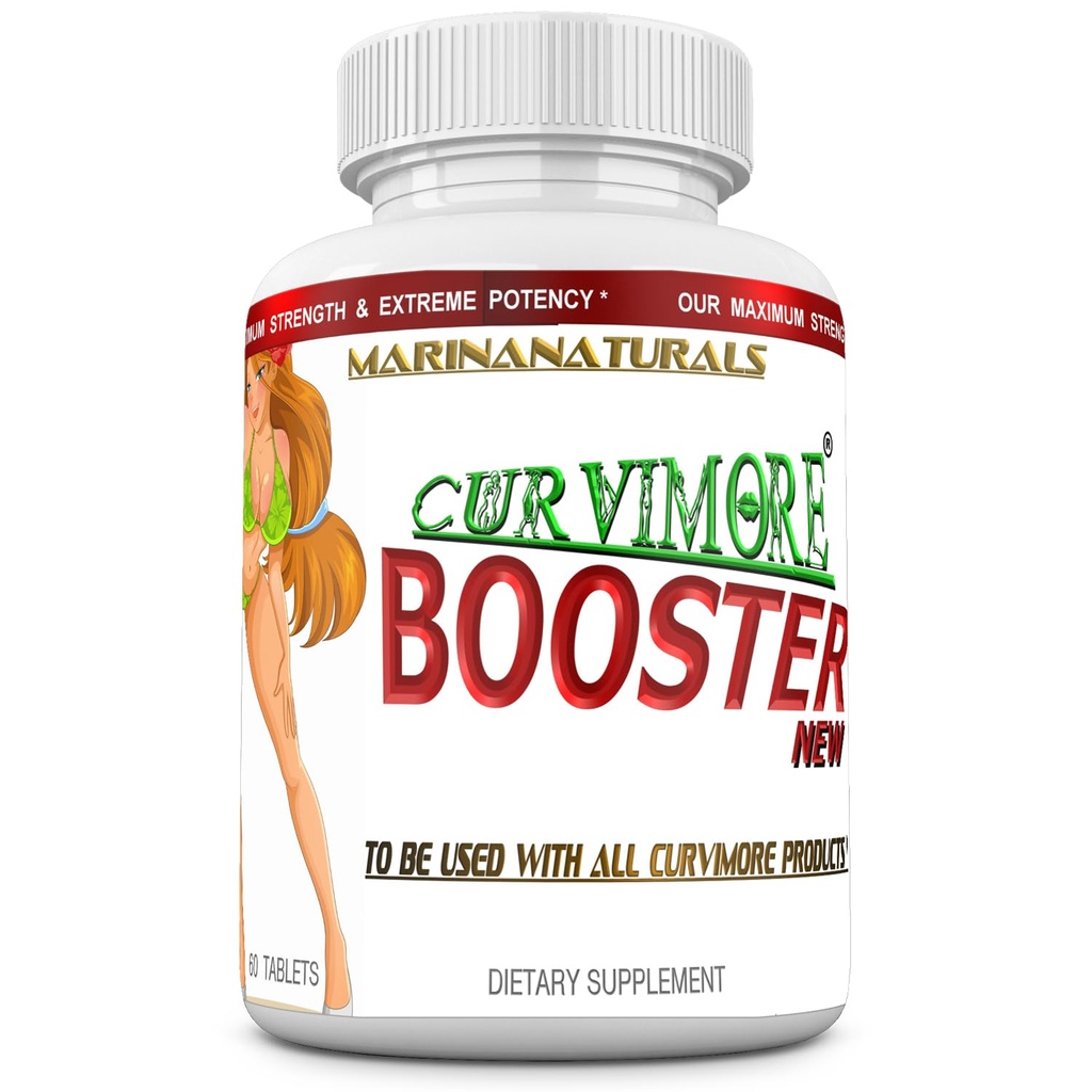 CURVIMORE BOOSTER Anvendes med alle CURVIMORE produkter til maksimale resultater. Brystforstørrelse, Butt Enhancement, Lip Plumping, Skin Stramning - Nyd Større, Fuller, Firmer Bryster, Butts & Lips