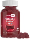 Maxi Health Yum, Probiotiske Gummy med 5 milliarder CFU af fordøjelsesmæssige sundhed Probiotika, Kosher Certified Natural Berry Flavor Gut Sundhed Chewable Gummy Kosttilskud til mænd og kvinder, 60 Gummies