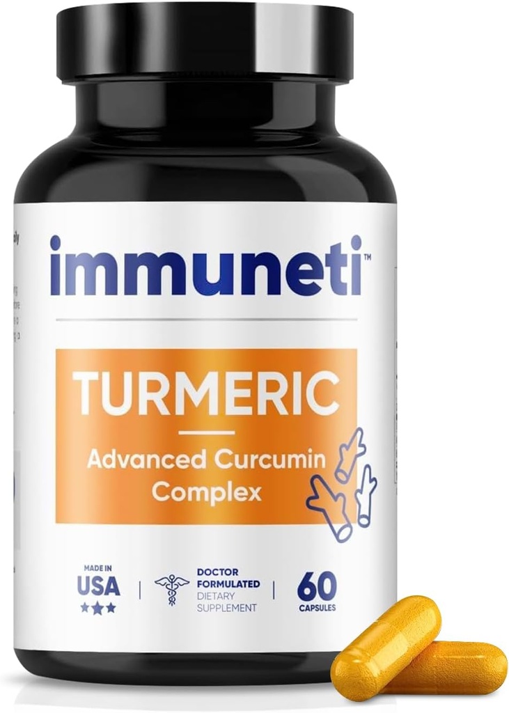 Immuneti - Gurkemeje Avanceret Curcumin Complex 60 kapsler