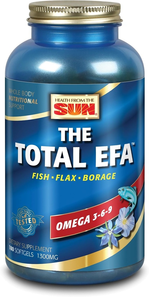 Health from The Sun The Total EFA, 180 Softgels