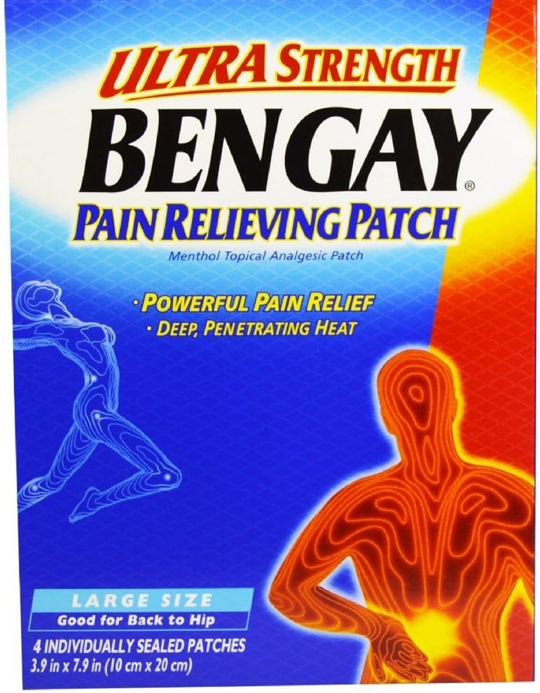 BAGAY Ultra Strength Paint Lemping Patches Large Størrelse 4 Hver (pakke med 4)