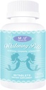 M.U Magiske Whitening piller til hud - Supplement -3 gange bedre End glutathion - Fokus på Clear Glossy Brightening and Smoothy Skin Support - Dark Spot Remover Acne & Acne Scar Remover - Ikke GMO
