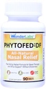 Wonder Laboratories Phytofed- DF All- Natural Nasal Relief and Decongestant, 90 tabletter