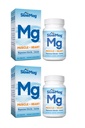 SlowMag Mg Muscle + Heart, Supports Muscle Relaxation and Heart Health. Magnesium Chloride + Calcium, Slow-Release Tablets, Easy to Absorb and Gentle on the Stomach. 60 Count (Pack of 2)