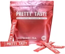 Pretty Tasty Raspberry Radiance Collagen Tea - Stick Pack Pouch, Sun- Kissed Raspberry Blend, Skønhed og Wellness, 10g Collagen Peptider Mix, 30 Greve
