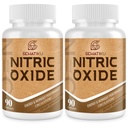 Nitrooxid supplement, nitrogenoxid booster & 6- 1 Phytonutrient Blend til hjerte, flow, immun- 90 kapsler (2 flasker)