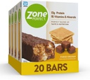 ZonePerfect Protein Bars, 13g Protein, 16 Vitamin & Minerals, Protein Snack, Fudge Graham, 20 Barer