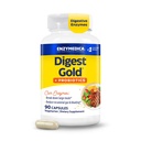 Enzymedica Digest Gold + Probiotika, 2- in-1 Formel for Gut Health, fordøjelsesenzymer & 1 Millioner aktive probiotiske kulturer, 90 Greve (FFP)