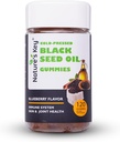 Nature 's Key Black Seed Oil Gummies, Support Immunity, Joints, Fordøjelse, Hår & Hud Budd124; Cold- presset, med 200mg Nigella Sativa Seed Oil, C-vitamin, Ginger, Pomegranat (Blueberry Flavor 120 Greve)
