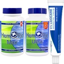 HemRid Complete Hæmorhoid Care System - Potent 5% Lidocain Cream til hurtig tematisk komfort, Max Ultra kapsler til løbende vaskulær sundhed og kredsløbsstøtte
