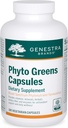 Genestra Brands Phyto Green Kapsler Budding- 124; Vitamin, kostfibre og enzymer til Optimum Nutrition Budding- 124; 180 Kapsler