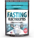 Fastende Elektrolyte Supplement Pulver • 124; Ingen Sukker Uden flavored Rå Elektrolyter • 124; 50% RDI Magnesium og kalium med Trace Minerals • 124; Carnivore & Keto Friendly • 124; Sugar Free Fasting Salts