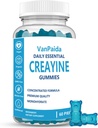 Creatin Gummies Monohydrat, Chewable Creatin Monohydrat, Muscle Boost, Energy Boost, Pre- Workout Supplement, Forbedret Bursts, Vegan, Muscle Growth Support, Recovery & Performance, Gluten Free